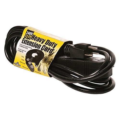 Hydrofarm Extension Cord - 240v - 12 ft ,Black - Image 2