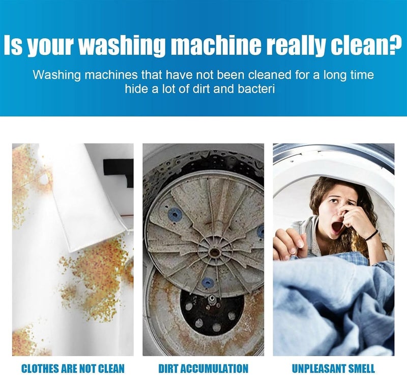 Washing Machine Cleaner Descaler - 20 Tablets for Deep Cleaning & Fresh  Smell - Image 5