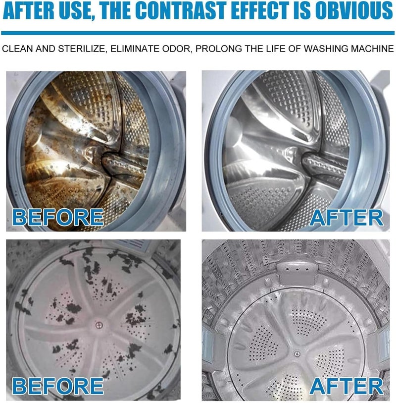 Washing Machine Cleaner Descaler - 20 Tablets for Deep Cleaning & Fresh  Smell - Image 3