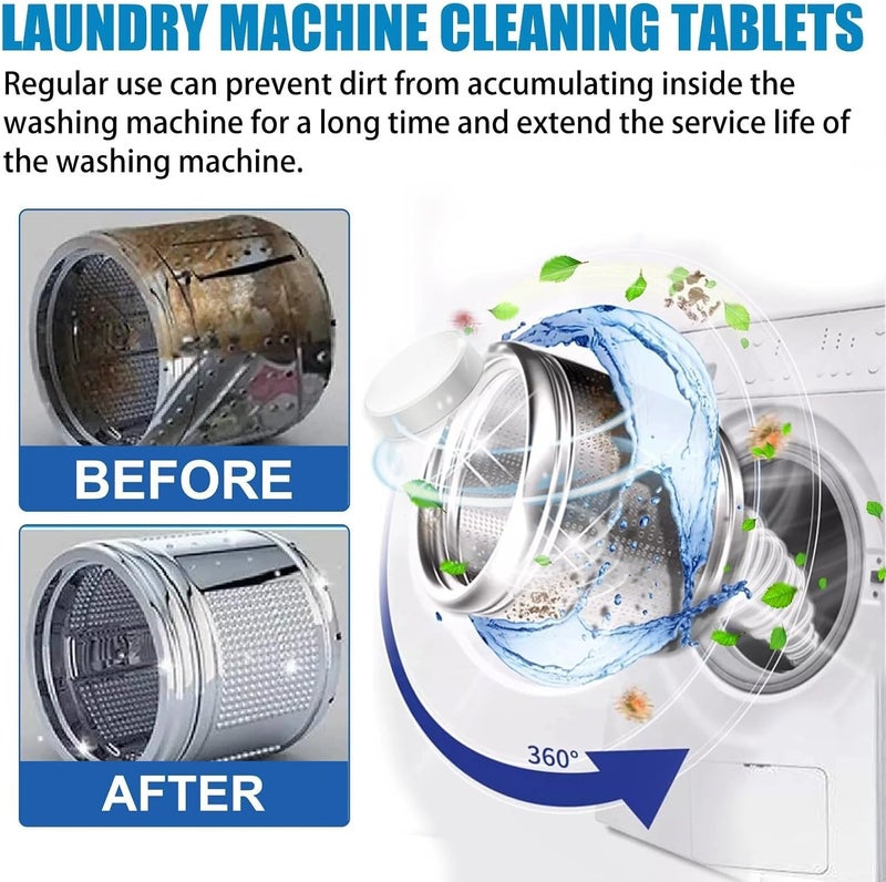 Washing Machine Cleaner Descaler - 20 Tablets for Deep Cleaning & Fresh  Smell - Image 4