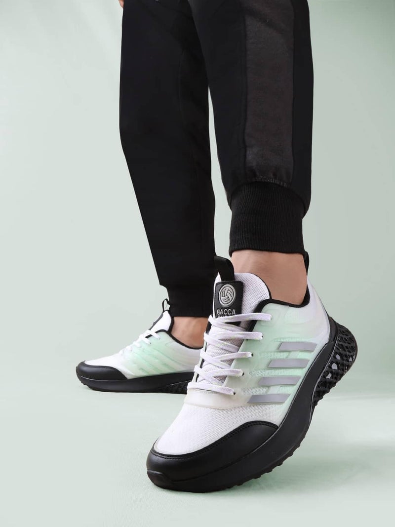 Bacca Bucci Mens Night Glider: The Elite Sportsperson's Versatile Footwear White UK 9 - Image 2
