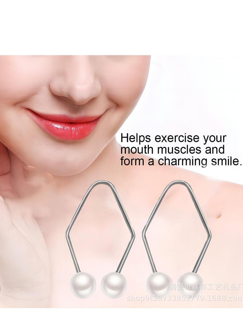 RTYY 4Pcs Dimple Maker, Smile Exerciser Facial Dimple Trainer, Easy to Wear And Develop Natural Dimples for Beautiful Smile - Image 2