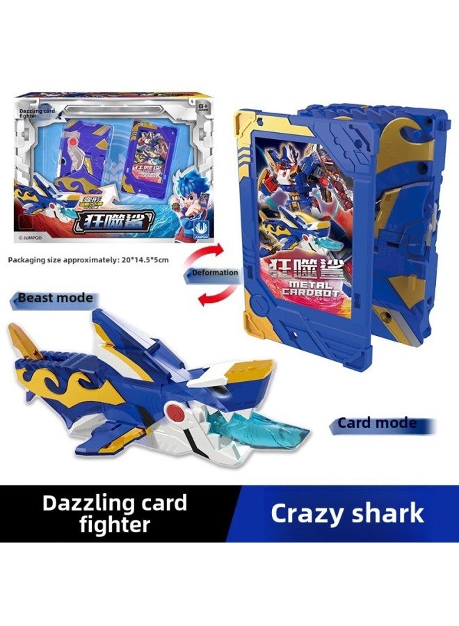 Genuine Dazzle Card Fighter 2 Beast Energy Toy Transformation Robot Children Boy King Kong Card Mecha Car-Color:Steel Arm Tip - Image 5