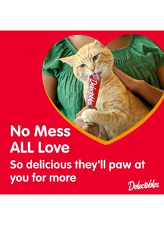 Hartz Delectables Squeeze Up Non-Seafood Variety Pack, Creamy Squeezable Puree, Lickable Wet Cat Treats, Grain Free, No Added Fillers, No By-Products, No Added Preservatives, 0.5 Ounces Tube, 54 Tubes Total  - Image 5