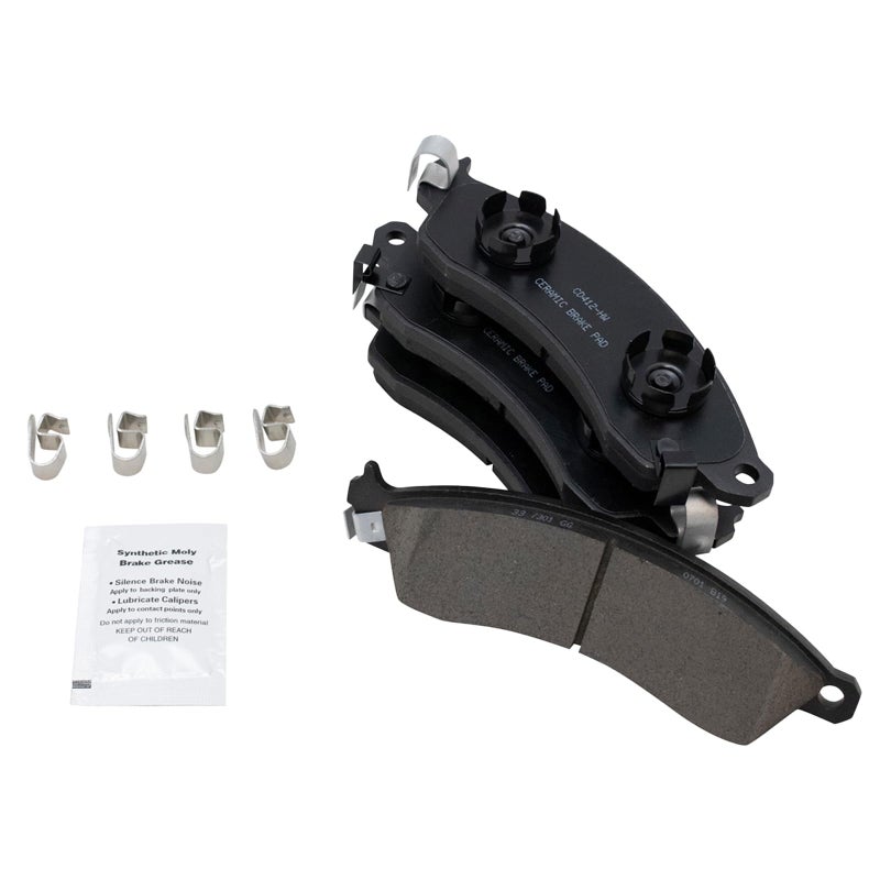 TRQ Front Brake Pads Ceramic Compatible with 19851991 Chevrolet Camaro 19881996 Corvette 19942004 Ford Mustang 19881992 Pontiac Firebird