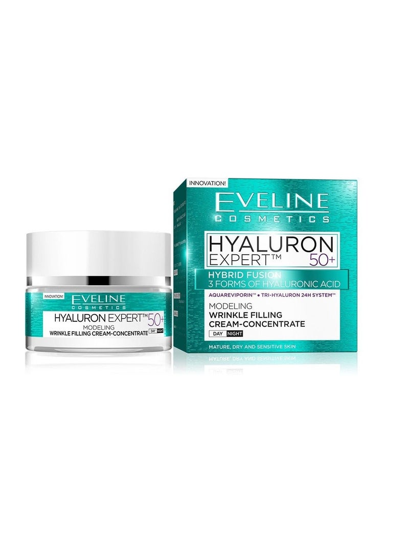 EVELINE COSMETICS Eveline Cosmetics Hyaluron Expert Wrinkle Filling Cream, 50 ml