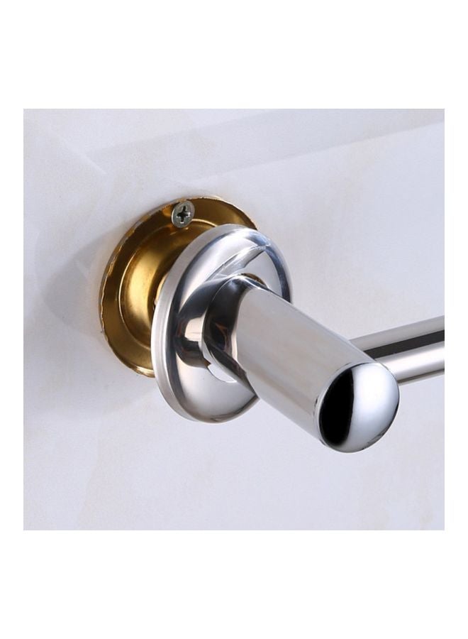 Stainless Steel Anti-Rust Towel Bar Silver 40centimeter - Image 2