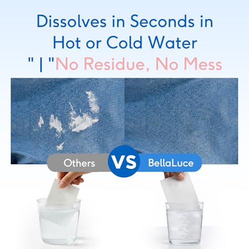 BellaLuce Laundry Detergent Sheets – 240 Loads Floral Fruity Scent, Hypoallergenic & Eco-Friendly Laundry Sheets Detergent, Plastic-Free Washer Sheets for Home, Dorm & Apartment - Image 3