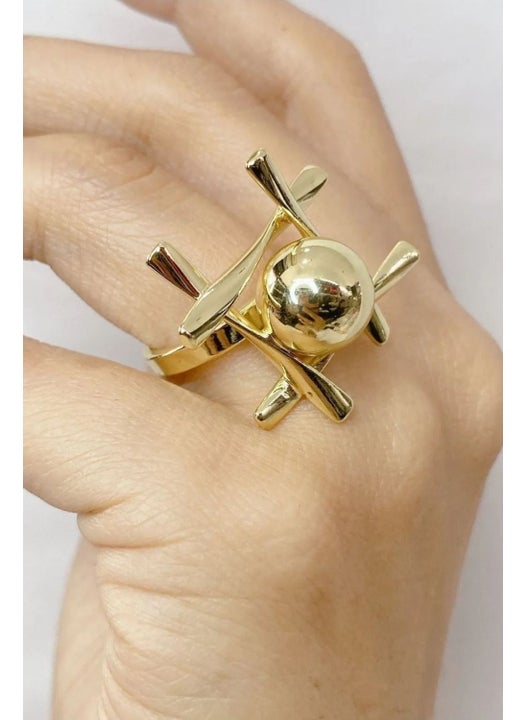 metal Adjustable Ring Minimalist Tic Tac Earrings, The Perfect Combination of Simplicity and Style