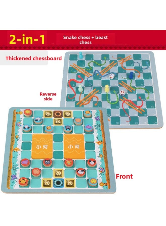 Children's Checkers, Backgammon, Military Chess, Multi-Functional Board Games, Chess, Adult Chess