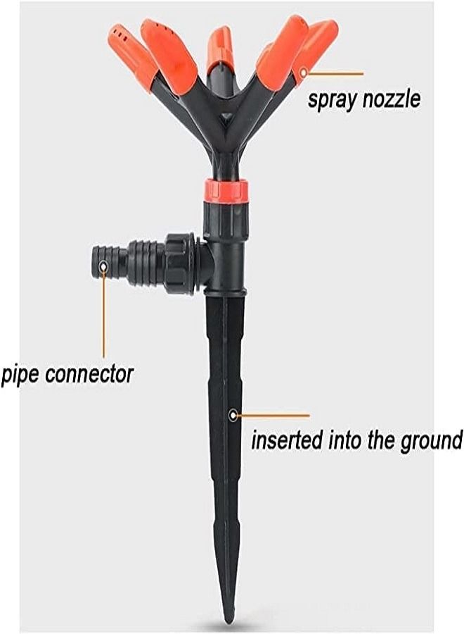 Ipega رشاش حديقة دوار قابل للتعديل بزاوية رش 3000 قدم مربع تغطية أنظمة الري رشاش حديقة دوار 360 - Image 2