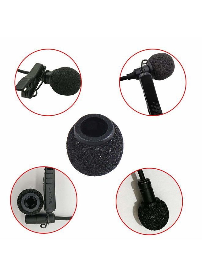 Canfon 2 Pack Mini Size Lapel Microphone Foam Cover, Lavalier Microphone Windscreen Replacement for Sony Microphone - Image 3