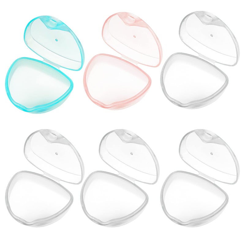 NUK 6 PcsCase for Baby Dummy Case, Pacifier Case, Pacifier Holder Storage Box, BPA-Free Dummy Container, Soother Pod Holder Box for Travel Home - Image 1