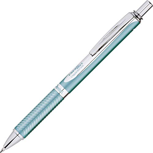 Pentel Alloy RT Liquid Gel Ink Retractable Pen, Medium Point, Black Ink (BL407LSBPA) - Image 4