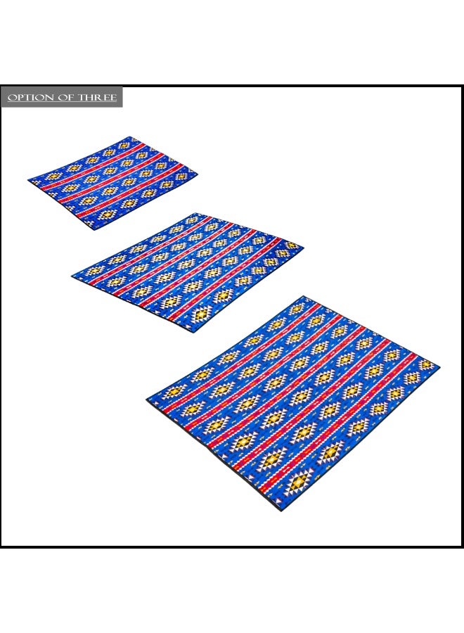بساط نوم مطبوع للتخييم 73×200 سم مع حقيبة حمل - وسادة سفر خارجية خفيفة الوزن للمشي لمسافات طويلة والشاطئ ومعدات التخييم - Image 4