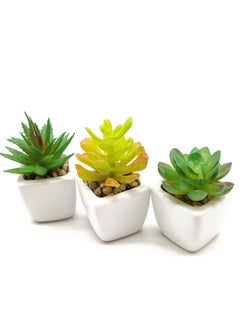 FEJKA 36 pieces of artificial plant with multicolored pot  - Image 2