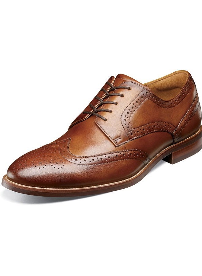 Florsheim Men's Rubano Wingtip Oxford, Cognac, 7.5 - Image 1