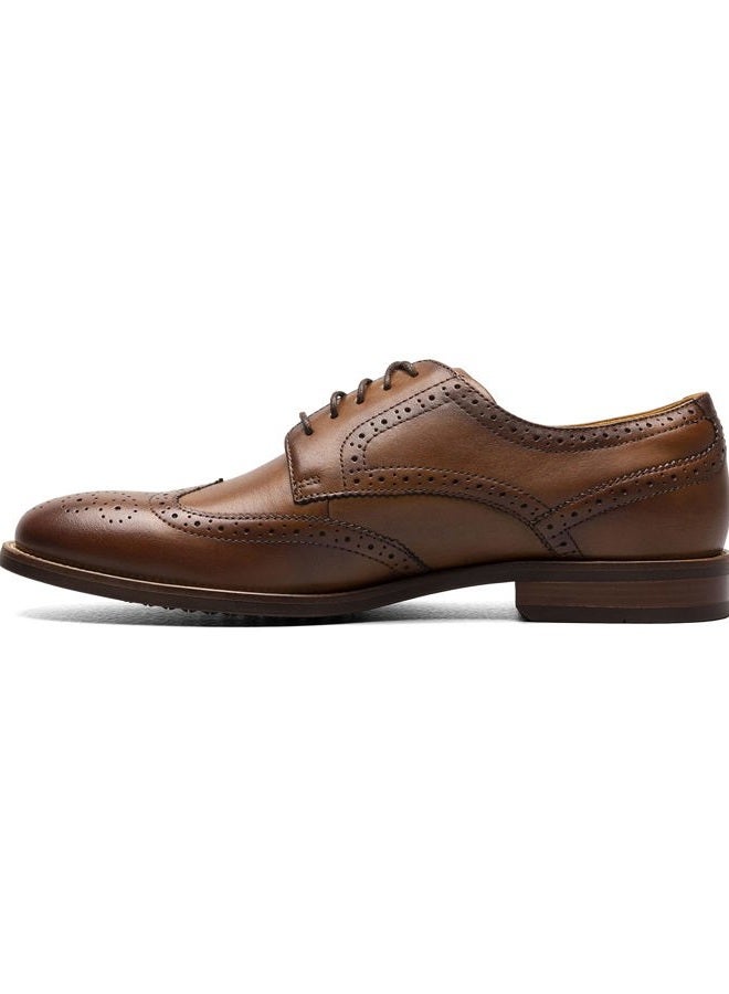 Florsheim Men's Rubano Wingtip Oxford, Cognac, 7.5 - Image 2