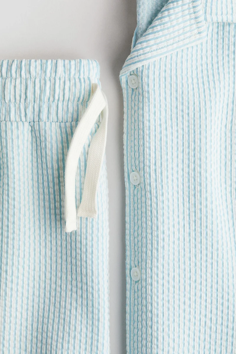 H&M 2-piece shirt and shorts set