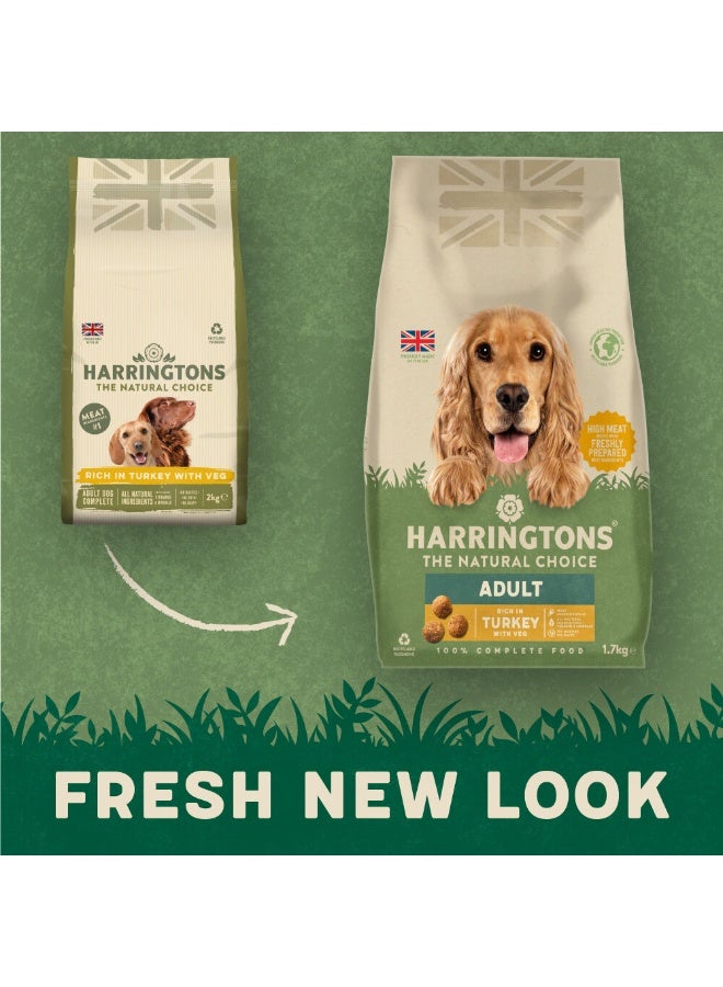 Harringtons Complete Turkey with Veg Adult Dry Dog Food - 1.7kg - Image 4