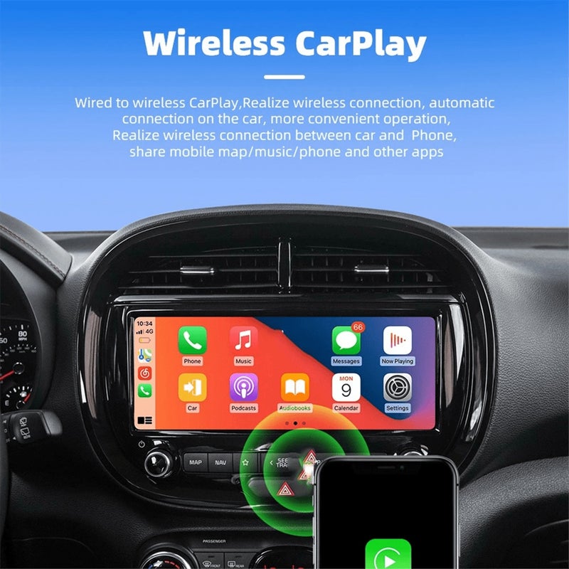 صندوق CarPlay لاسلكي 2 في 1 محول توصيل سيارة Android Auto - Image 5