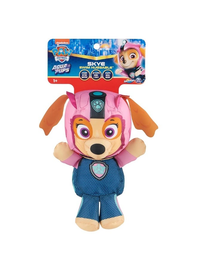 SwimWays - Swimways Paw Patrol AquaPups Skye Swim Huggable, Paw Patrol Toys, Bath Toys & Beach Toys, Floating Water Stuffed Animal for Kids Aged 1 & Up - Image 1