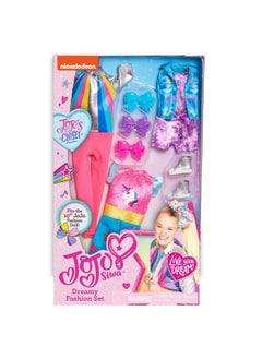 JoJo Siwa مجموعة أزياء وإكسسوارات رائعة للدمى من سن 3 سنوات فما فوق، ملابس متنوعة ومتناسقة، ألعاب أطفال من سن 3 سنوات فما فوق، هدايا وعروض من Just Play  - Image 1