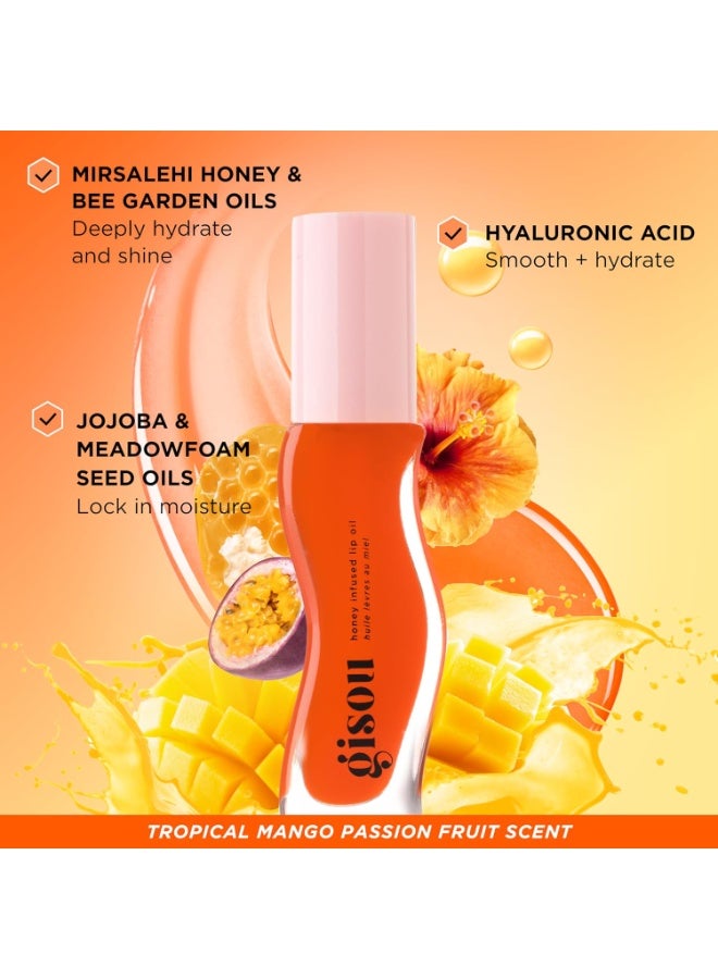 Gisou Honey Infused Lip Oil 8ml - Mango Passion Punch