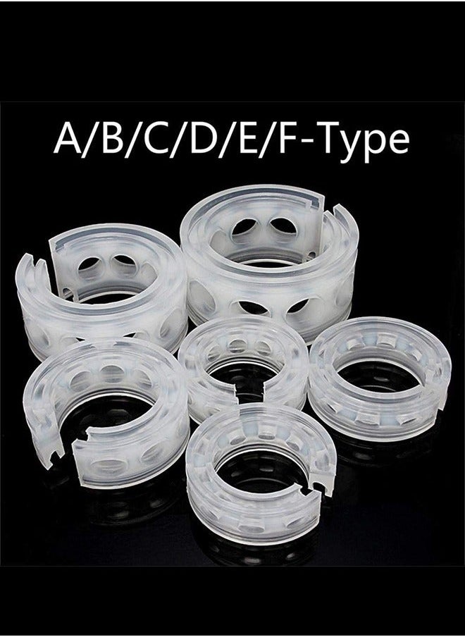 TLAXCA 2Pcs Universal Car Shock Absorber Spring Bumper Power Auto Buffers B Type Spring Bumpers Rubber  - Image 5