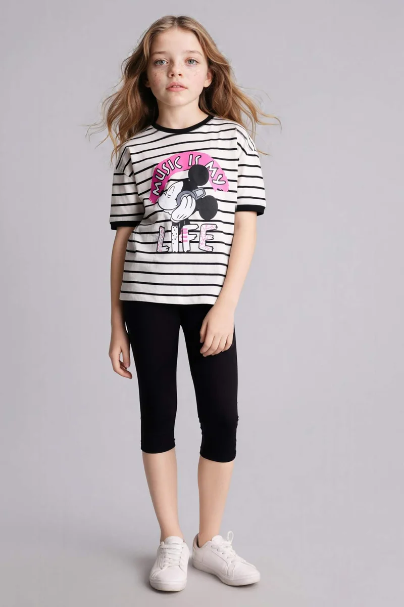 ديفاكتو Girl Capri Length Leggings