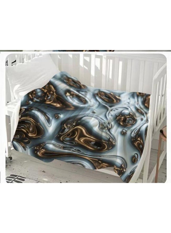 general Children's or student cartoon flannel thin blanket (warm and comfortable, suitable for sleep, games) 100cm*150cm - Image 3