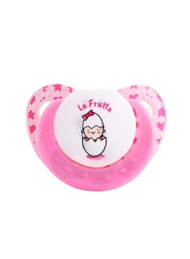 La Frutta Pacifier With Cover-Multicolor-0/6 Months - Image 1