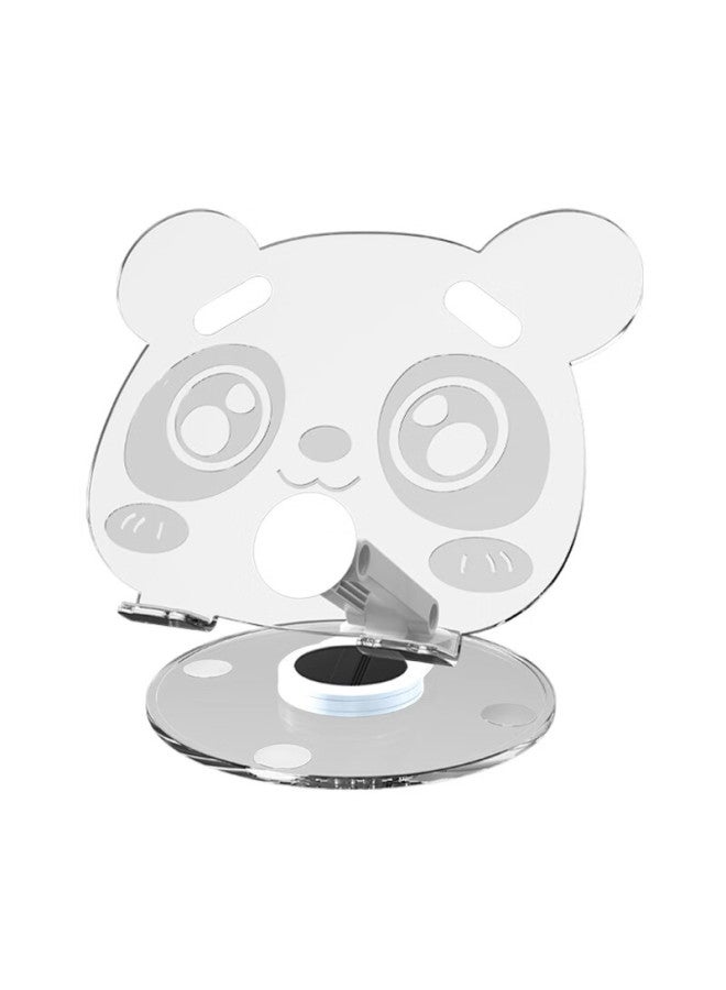 Jplayer Mobile Phone Stand Desktop 360° Multi-Functional Rotating Folding Tablet Stand Ipad Lazy Support Bracket Chicken Eating Online Course Drawing Metal Live Cute Cat Claw Black - Image 5