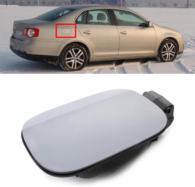 Wivplex Car Fuel Tank Filler Door Lid Flap Cover for VW Jetta - Image 5