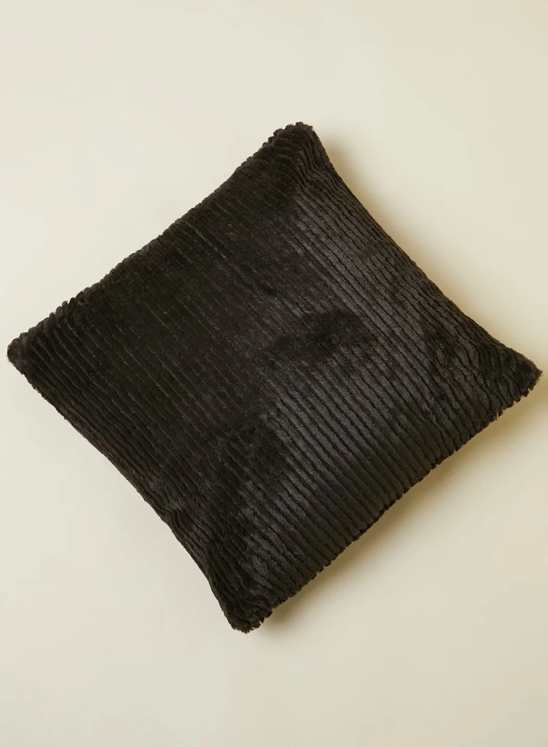 Noire Edit Plush Patterned Cushion With Insert 45 X 45Cm