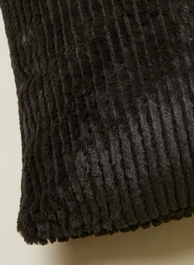 Noire Edit Plush Patterned Cushion With Insert 45 X 45Cm