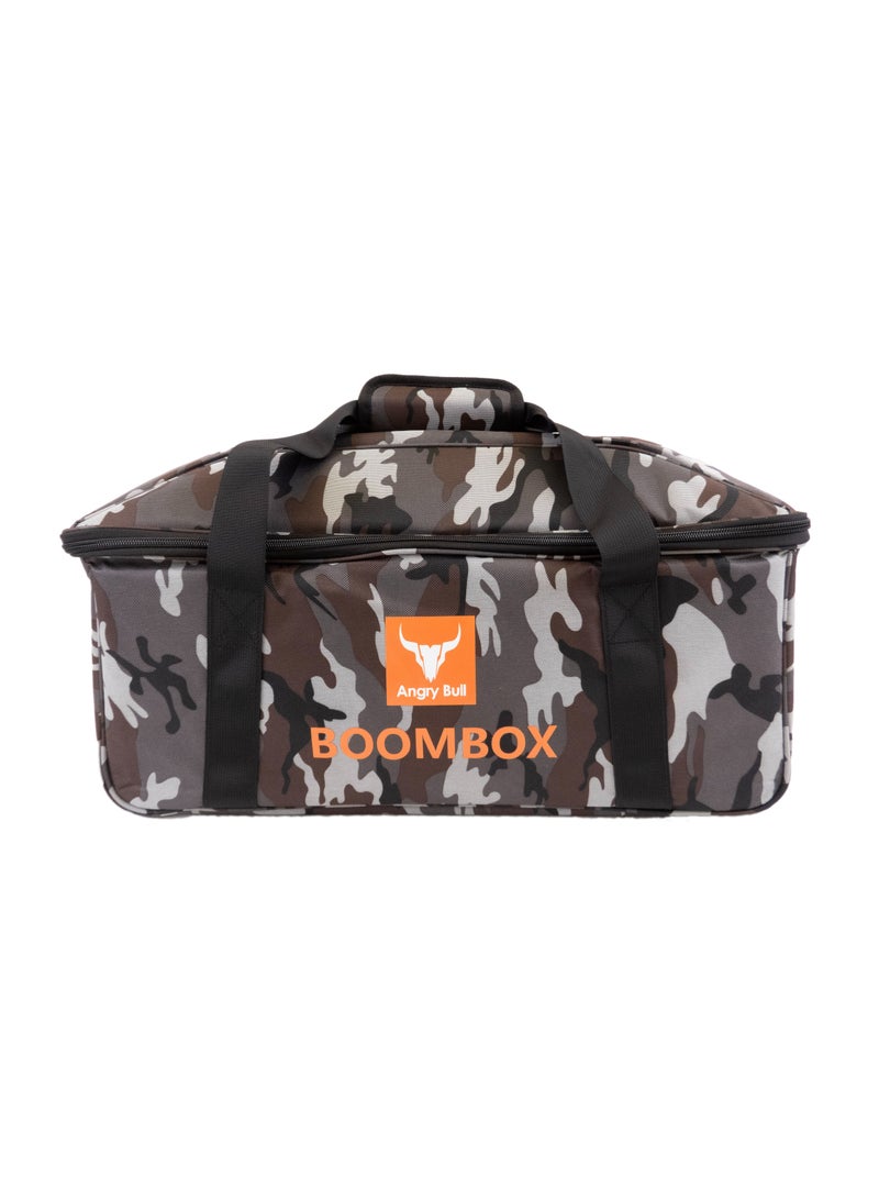 Angry Bull Speaker Bag Safety Carrying Case with Shoulder and Handy Strap Travel Bag for JBL Boombox 3 Portable Bluetooth Speaker Army - G  - Image 5