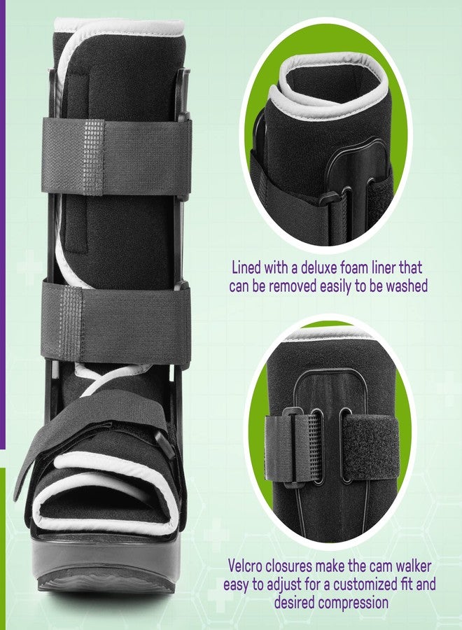 MARS WELLNESS Pediatric Walking Boot For Kids - Sprained Ankle Pediatric Ankle Brace - Kids Walking Boot - XL - Fits Children Ages 6.5-8 Years Old - Image 4