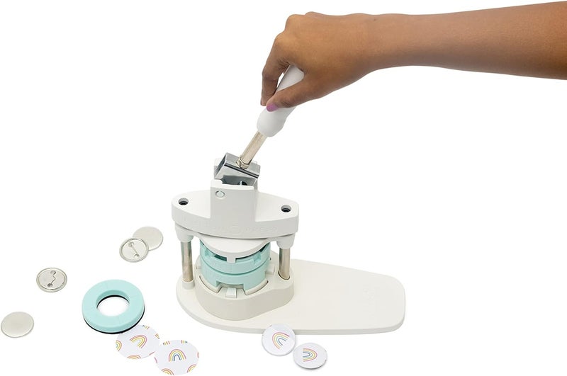 We R Memory Keepers Button Press Kit - Create Custom Buttons, Badges, and Keychains with Included Supplies - Image 2