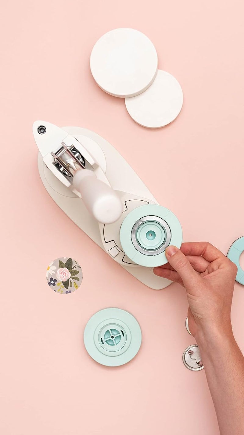 We R Memory Keepers Button Press Kit - Create Custom Buttons, Badges, and Keychains with Included Supplies - Image 4