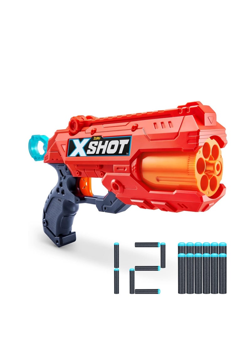 Zuru X-Shot Zuru X-SHOT Excel Reflex Launcher Orange 12 Arrows Reflex-6 (16Darts)  - Image 1