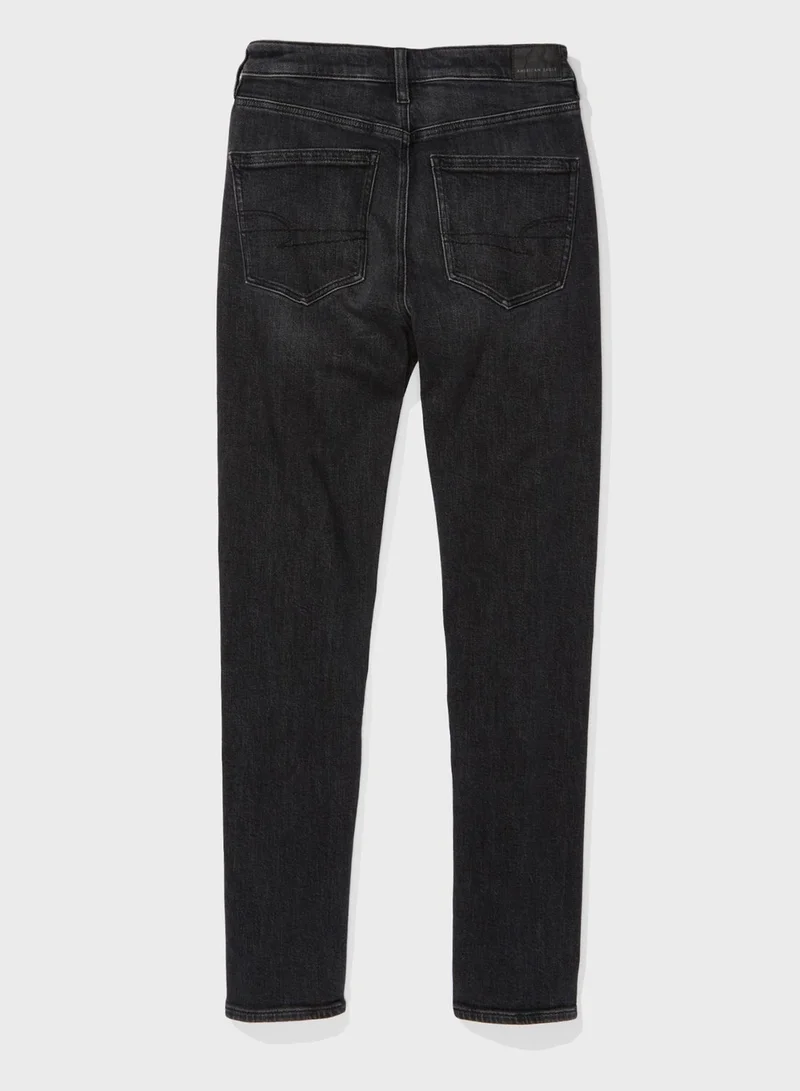 امريكان ايجل High Waist Mom Jeans