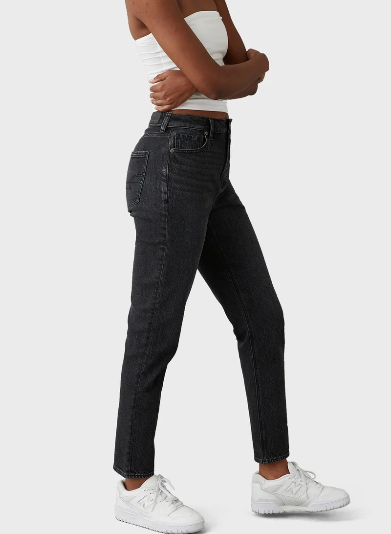 امريكان ايجل High Waist Mom Jeans