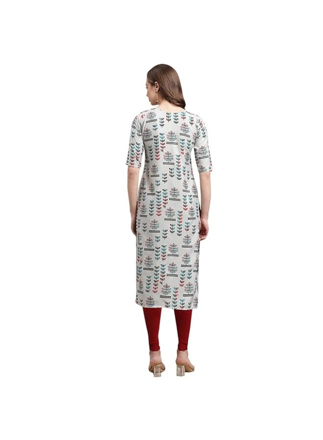 Pinkmint store Women's Crepe Regular Fashion Kurta (pack of 6) 2XL - Image 5