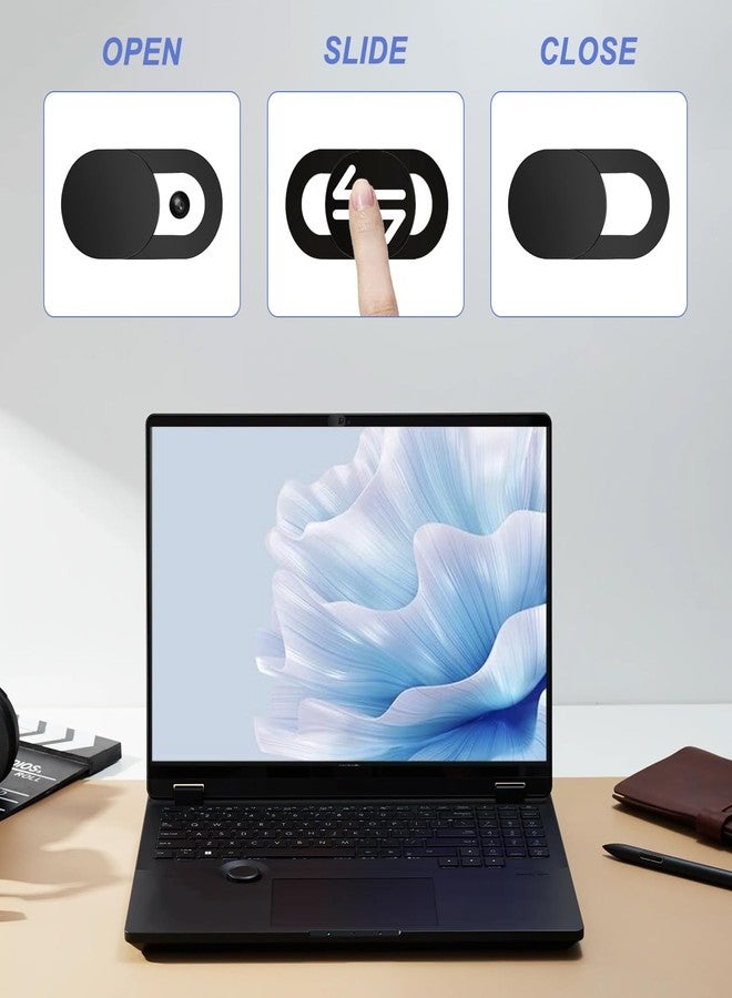 HexinYigjly Webcam Cover for Laptop Camera Cover Slide, 20 Pcs Ultra Thin Phone Camera Covers for Laptops, Compatible with MacBook iMac iPad MacBook Pro Computer Laptop Camera Blocker Camera Cover Slide - Image 3