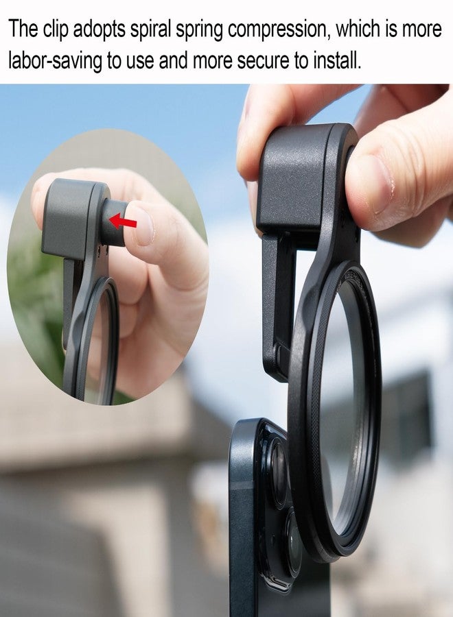 Kase Clip-on CPL Filter for iPhone, 58mm Magnetic Phone Camera Lens Circular Polarizer Filter Compatible with iPhone 16 15 14 Pro Max 13 12 11 Samsung Xiaomi - Image 5
