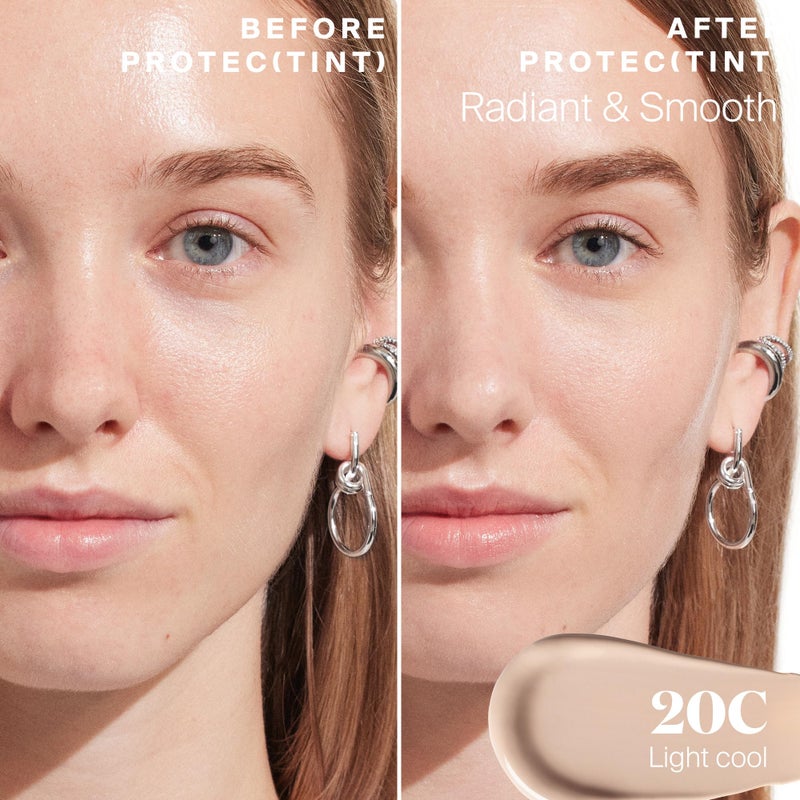 Supergoop! سوبرغوب! بروتيك(تينت) تينت يومي للبشرة SPF 50 - 20C - خفيف، تغطية قابلة للبناء لبشرة ناعمة ومتساوية المظهر على الفور - لمسة طبيعية - Image 5