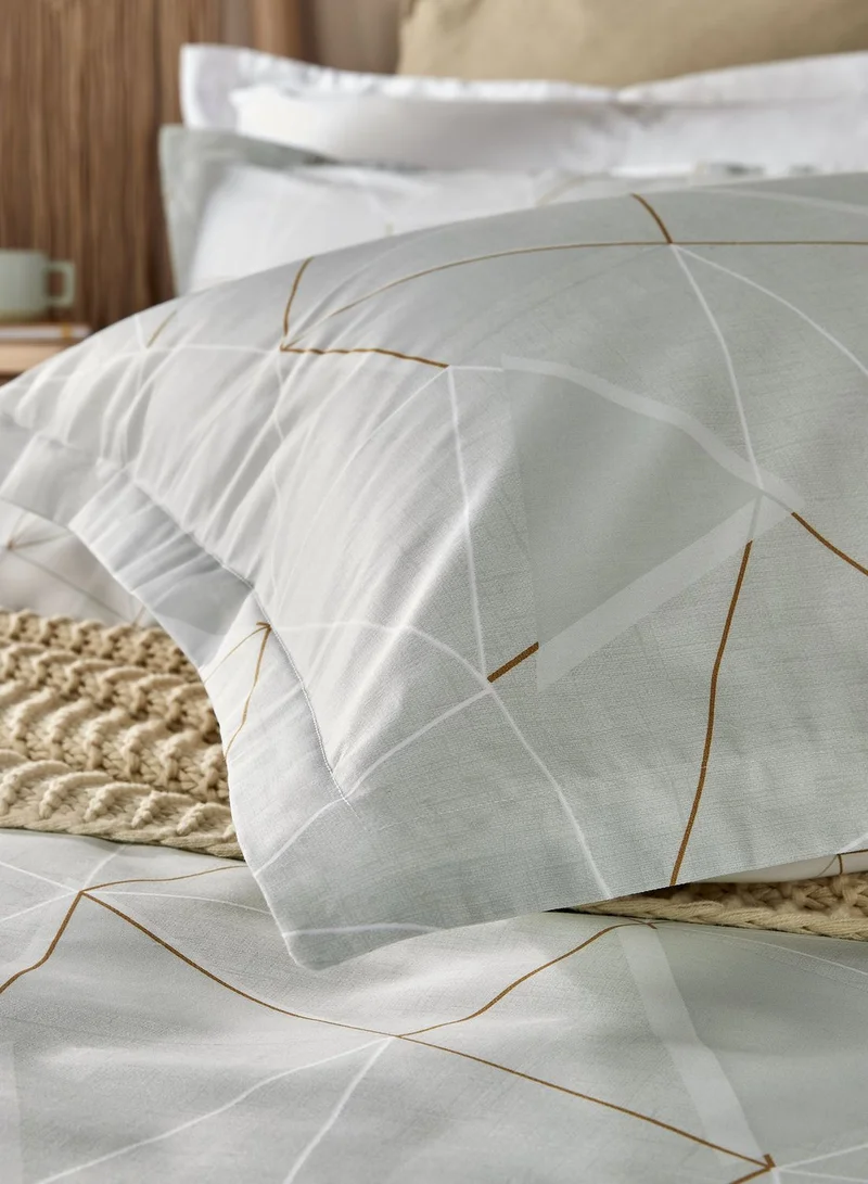 Christy Triangle Superking Duvet Cover Set Duck Egg