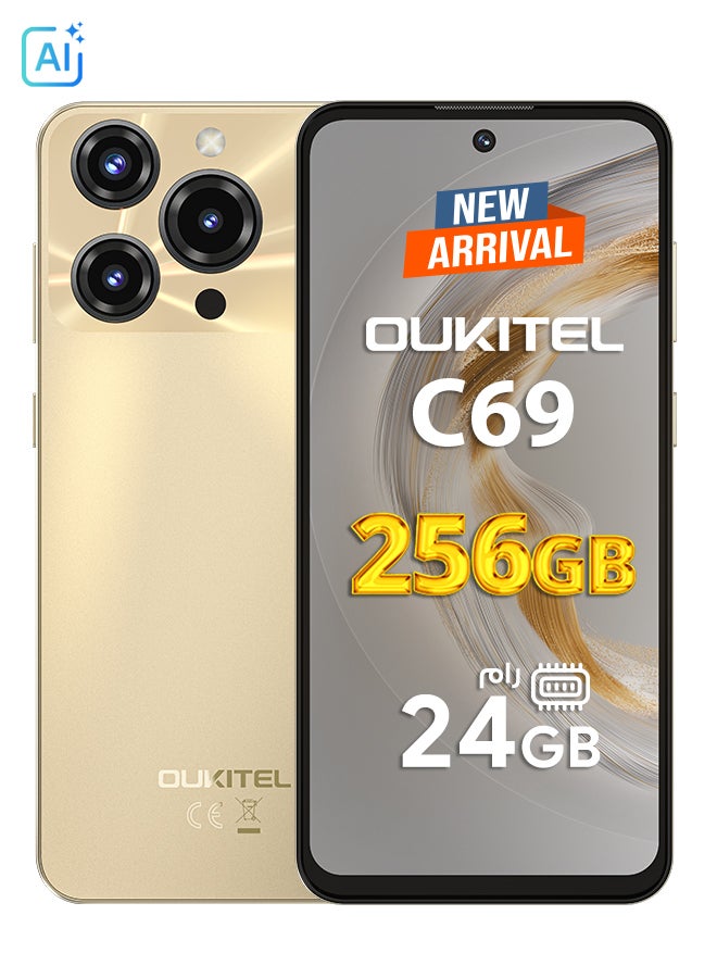 Oukitel C69 Dual SIM Green 8+16GB RAM 256GB 4G - Middle East
