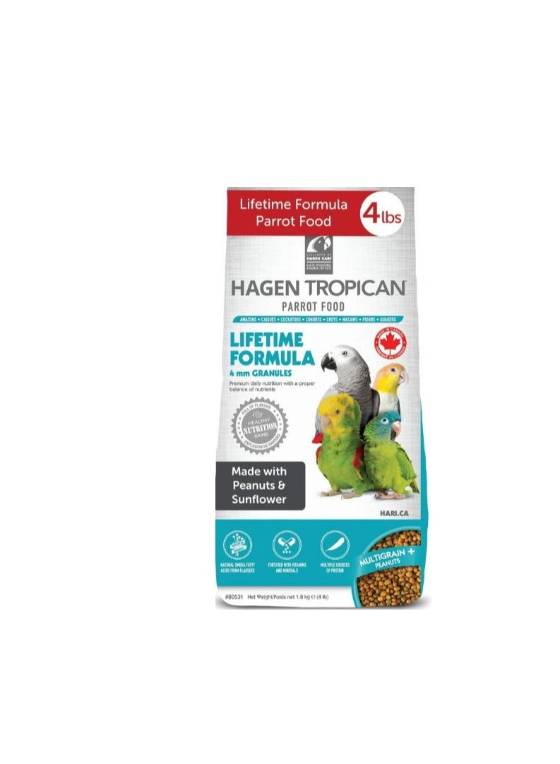 Hari Tropican Life Time Formula - Large Parrot - 1.8kg